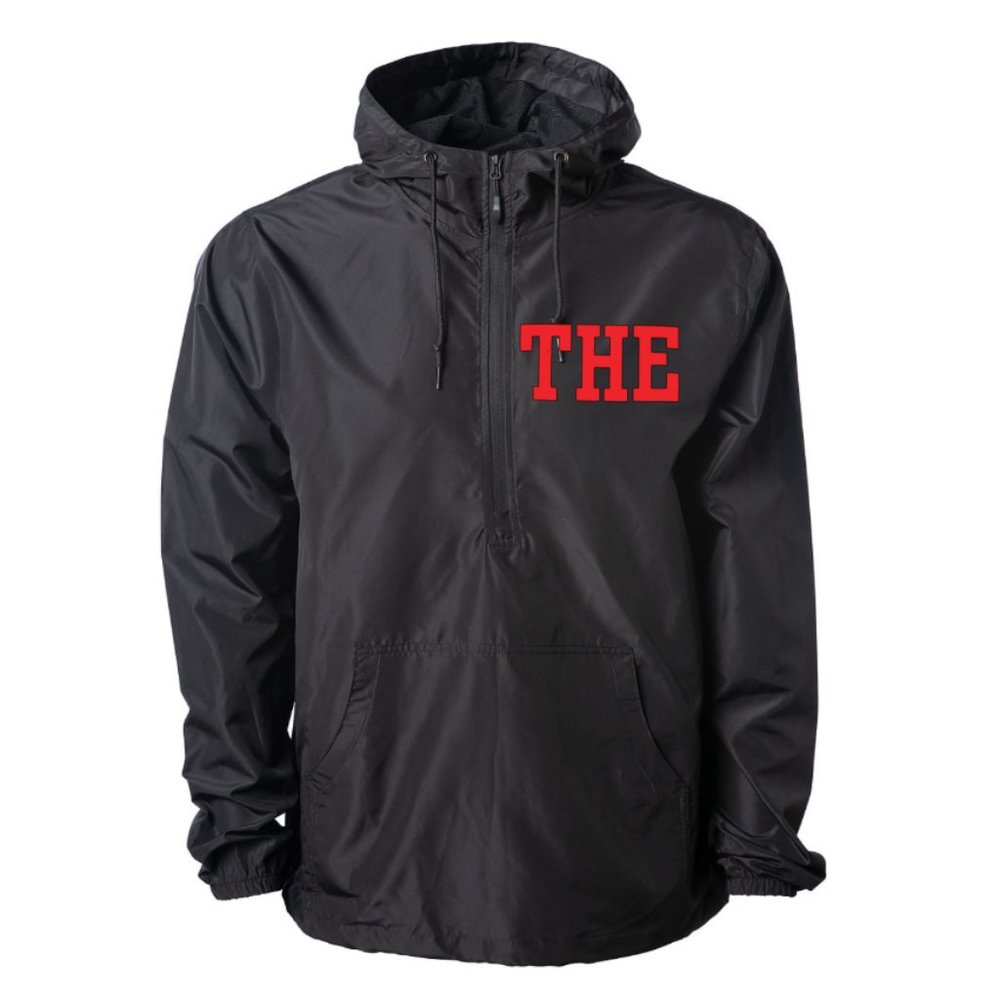 THE Ohio (Ohio Colors) Premium Unisex Lightweight Windbreaker Half-Zip Jacket